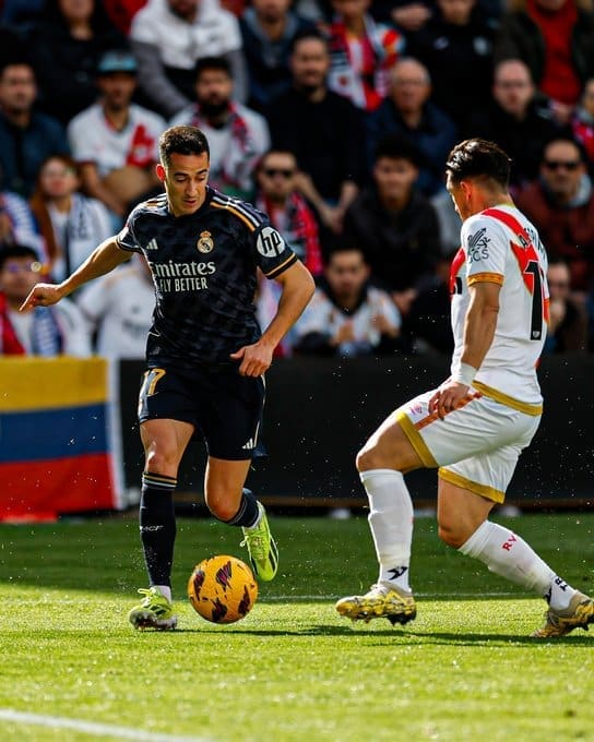 من لقاء ريال مدريد ورايو فاليكانو - مصدر الصورة: حساب ريال مدريد على تويتر