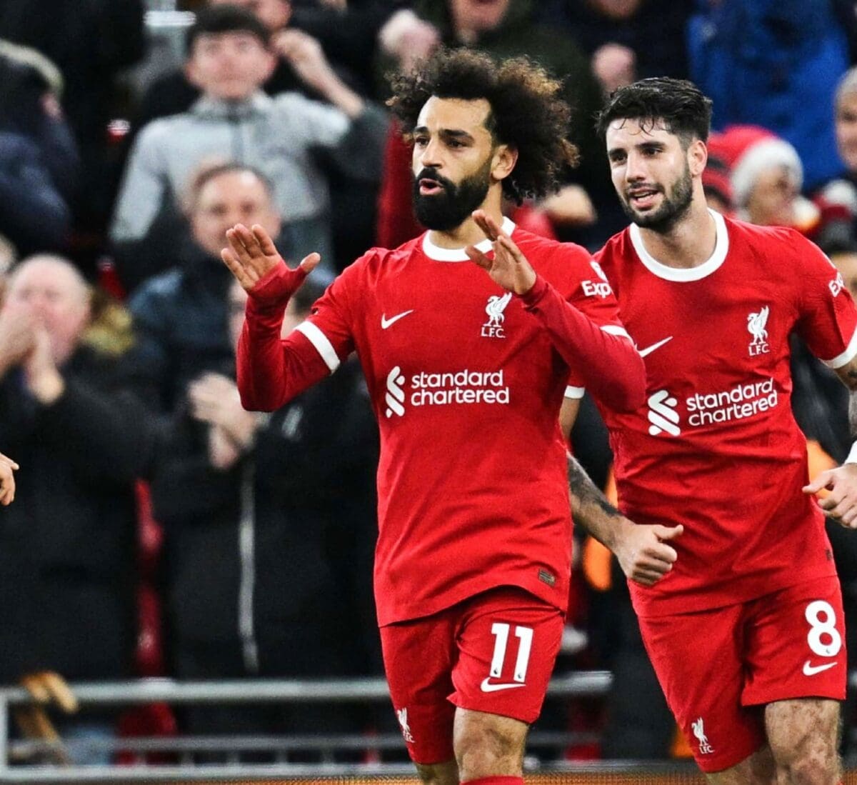 محمد صلاح لاعب نادي ليفربول الإنجليزي