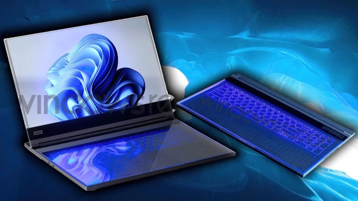 lenovo transparent laptop