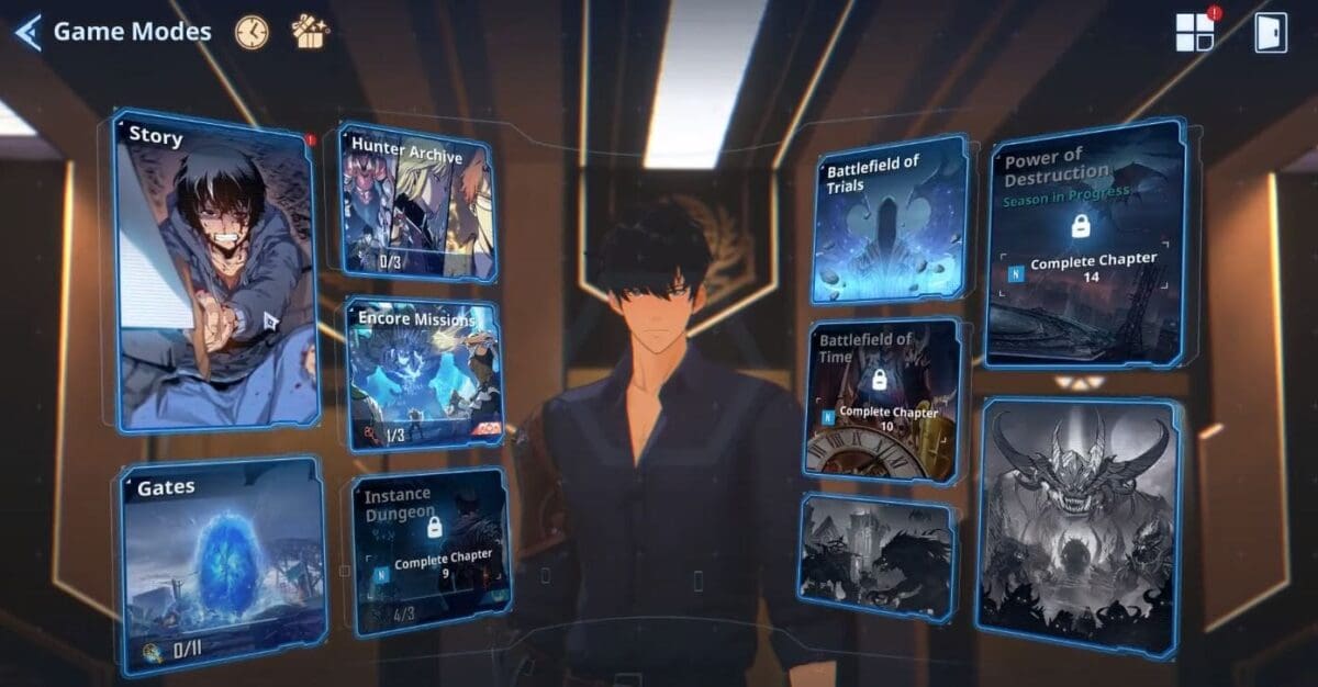 لعبة Solo Leveling Arise قائمة
