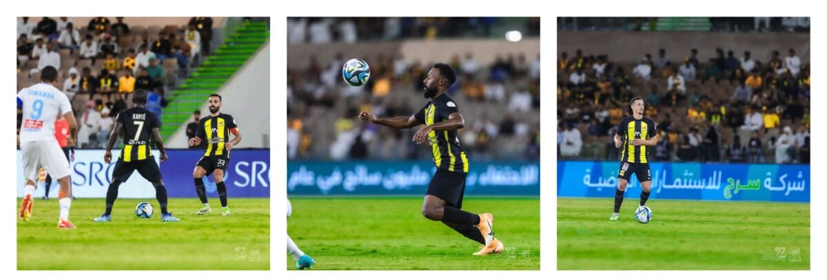 من لقاء اتحاد جدة والأخدود - مصدر الصورة: حساب اتحاد جدة على تويتر