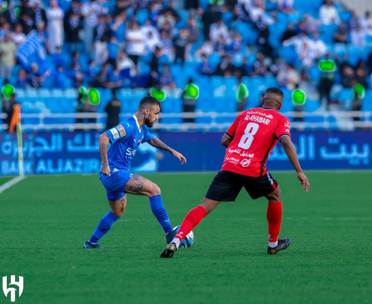 من لقاء الهلال والرياض - مصدر الصورة: حساب الهلال على تويتر