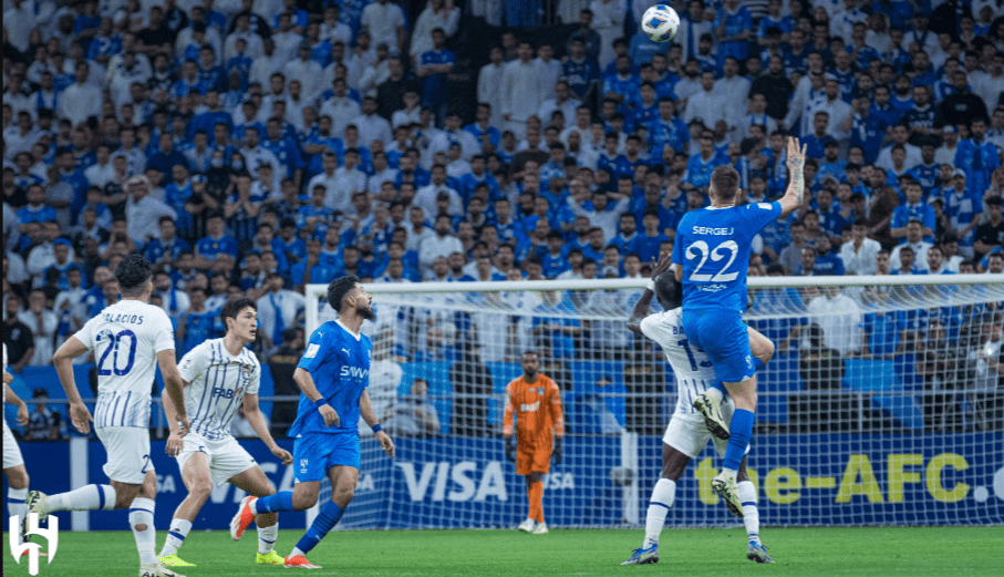 من لقاء الهلال والعين - مصدر الصورة: حساب الهلال على تويتر