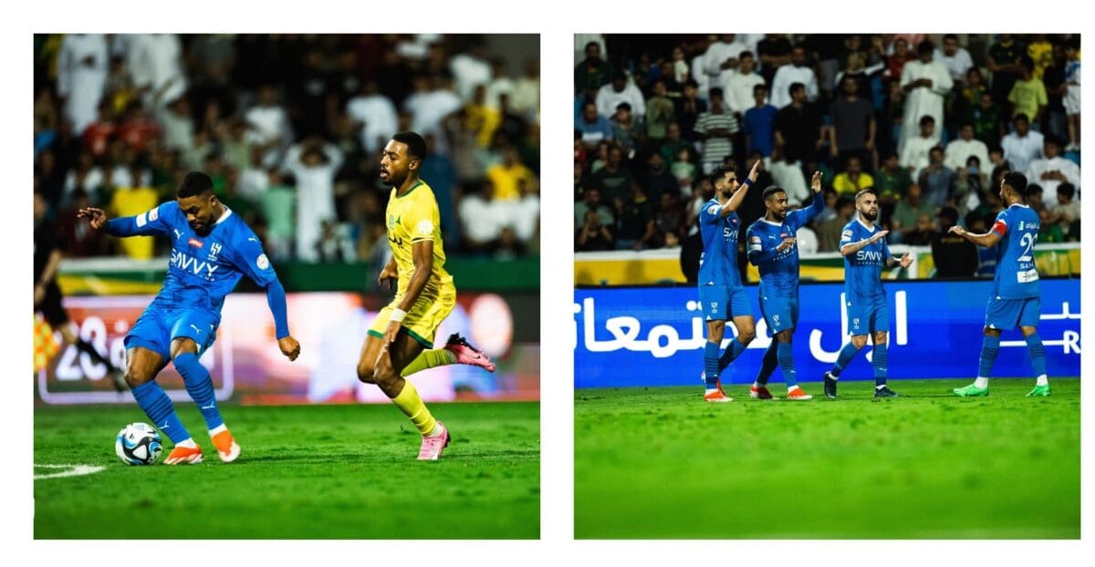 من لقاء الهلال والخليج - مصدر الصورة: تصميم نجوم مصرية