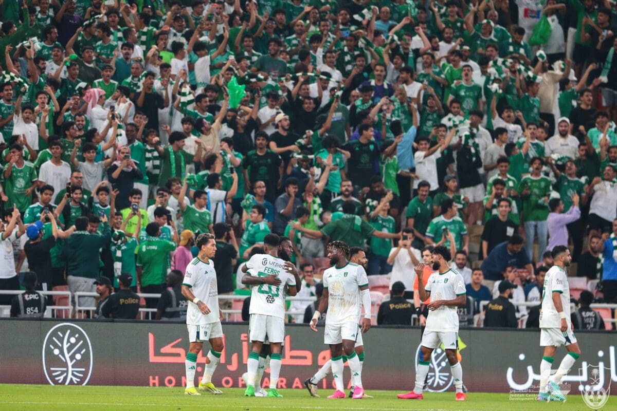 من لقاء الأهلي والاتحاد - مصدر الصورة: حساب الأهلي على تويتر