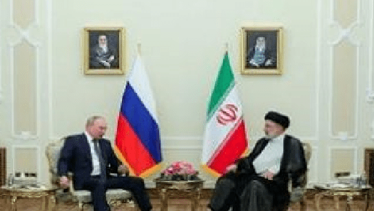 صورة أرشيفية للرئيس الروسي والرئيس الإيراني
