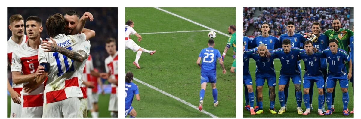 من مباراة كرواتيا وإيطاليا - مصدر الصورة: حساب يورو 2024 على تويتر