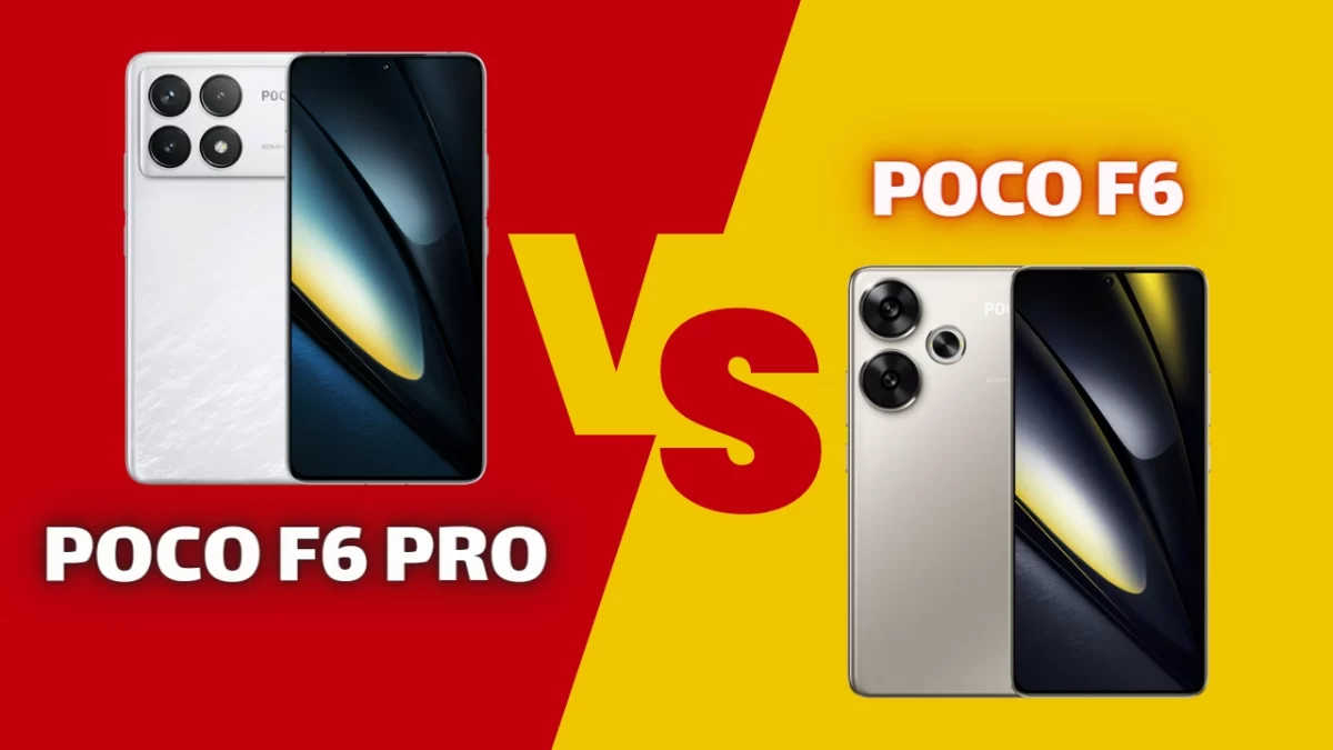 Poco F6 ضد Poco F6 Pro