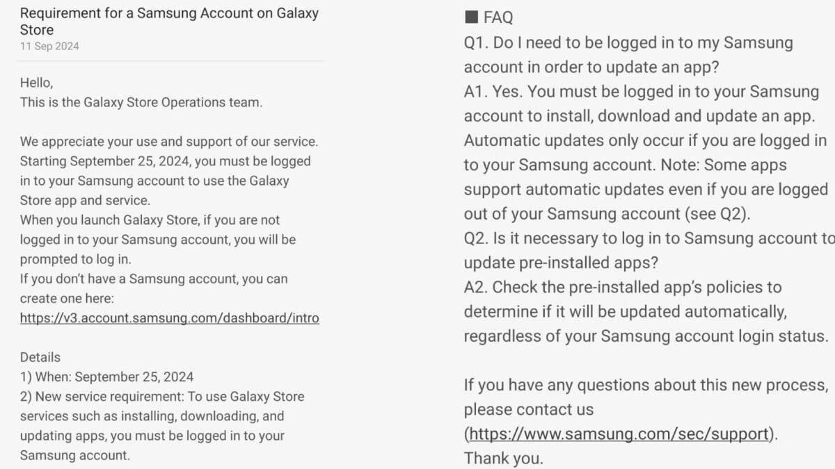 لتحميل التطبيقات والتحديثات.. Samsung تلزم المستخدمين بإنشاء حساب Samsung