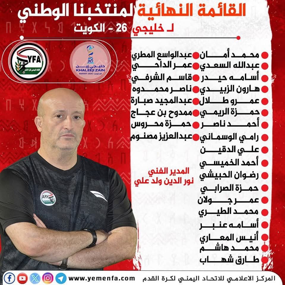 «خليجي 26» هل يعتبر منتخب اليمن هو الحلقة الأضعف في بطولة كأس الخليج العربي؟.. علاء الصاصي يجيب