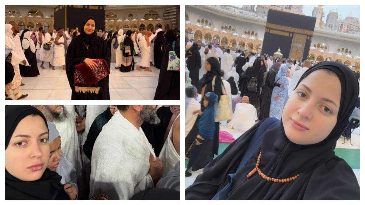"بعد إصابتها بشلل في المعدة بسبب حقن التخسيس".. منى فاروق تؤدي مناسك العمرة: يارب الصحة والستر والرزق الحلال