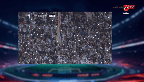 قناة الأهلي ترد على موقف جمهور الزمالك برسالة ايجابية