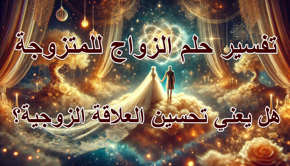 تفسير حلم الزواج للمتزوجة