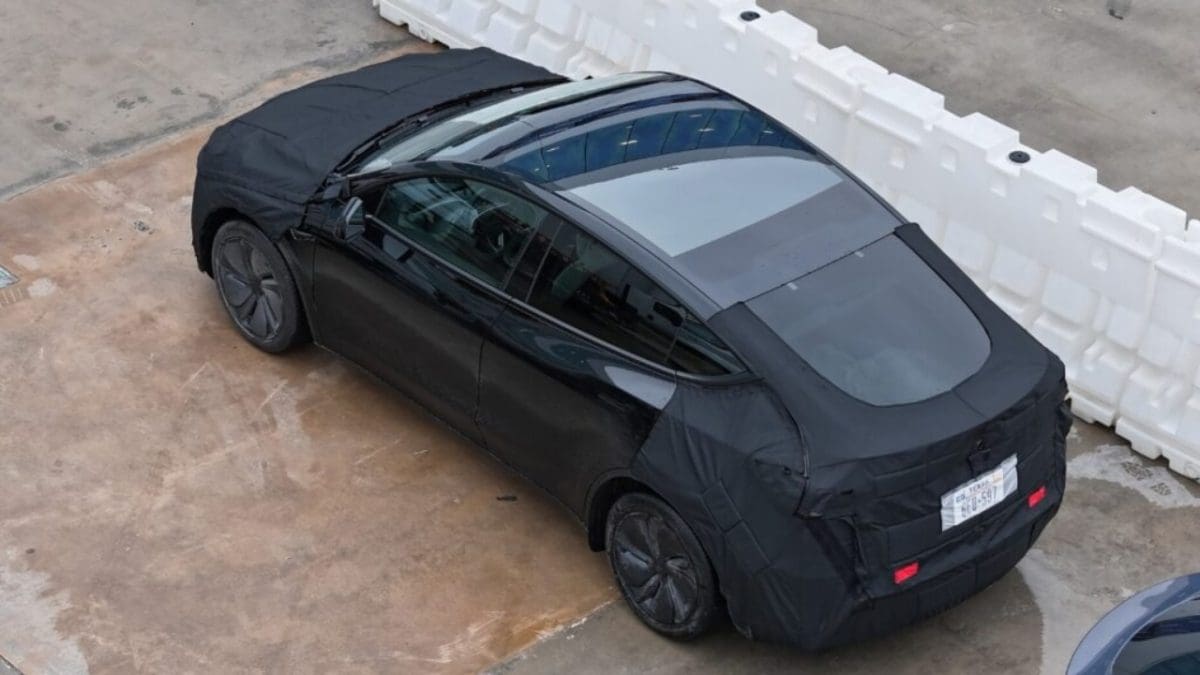 رصد سيارة Tesla Model 2 ذات الأسعار المعقولة لأول مرة.. أصغر من Model Y