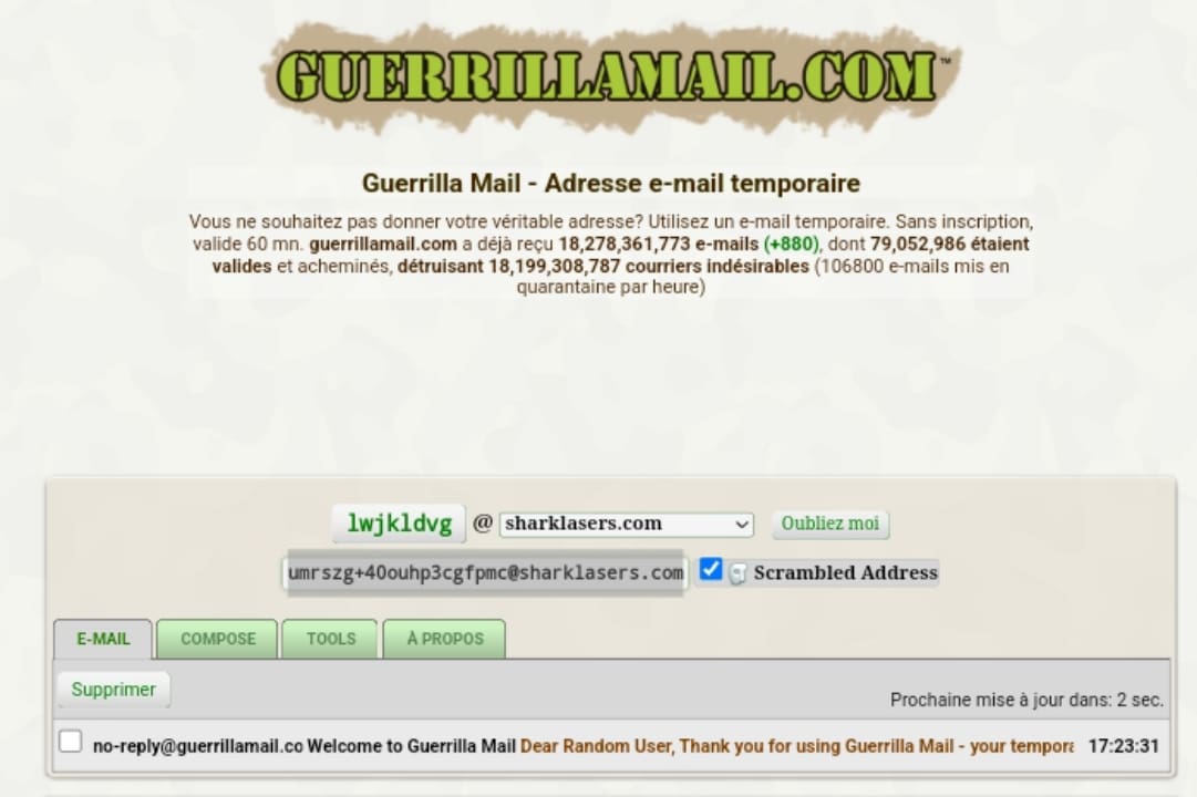 Guerrilla Mail