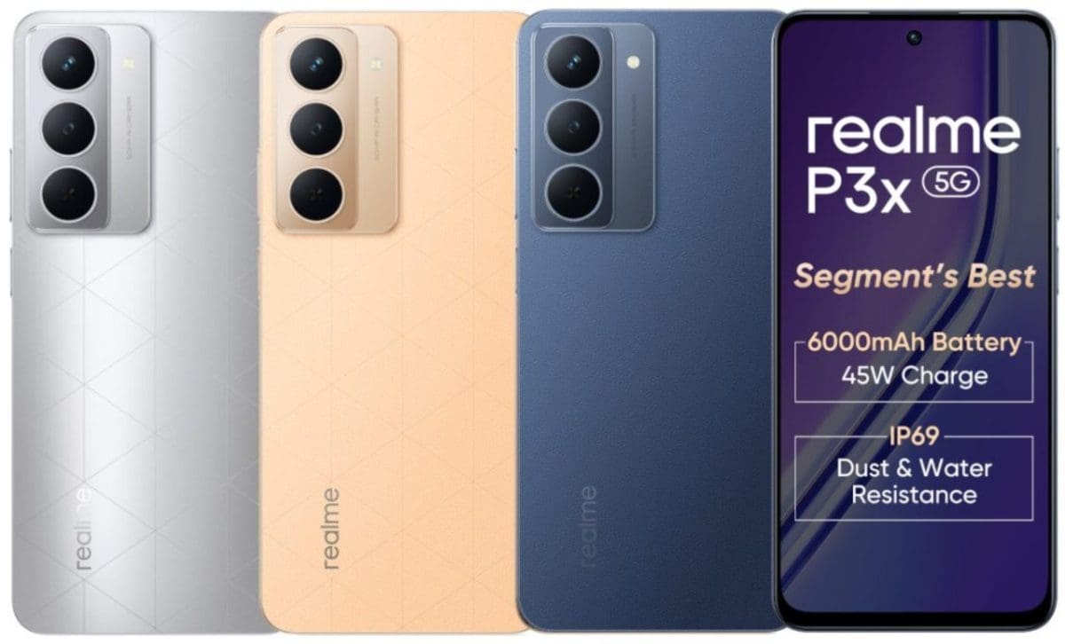بطارية بسعة 6000 مللي أمبير وسعر مناسب.. الكشف عن هاتف Realme P3x