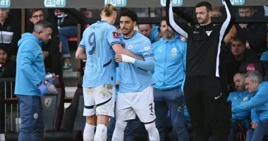 عيدية عمر مرموش لجماهير مانشستر سيتى هدف من أول لمسة ضد بورنموث