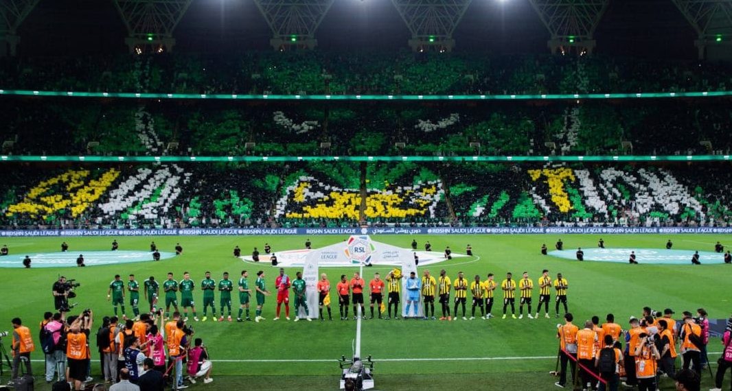 تيفو جماهير الأهلي ضد الاتحاد - ديربي جدة
