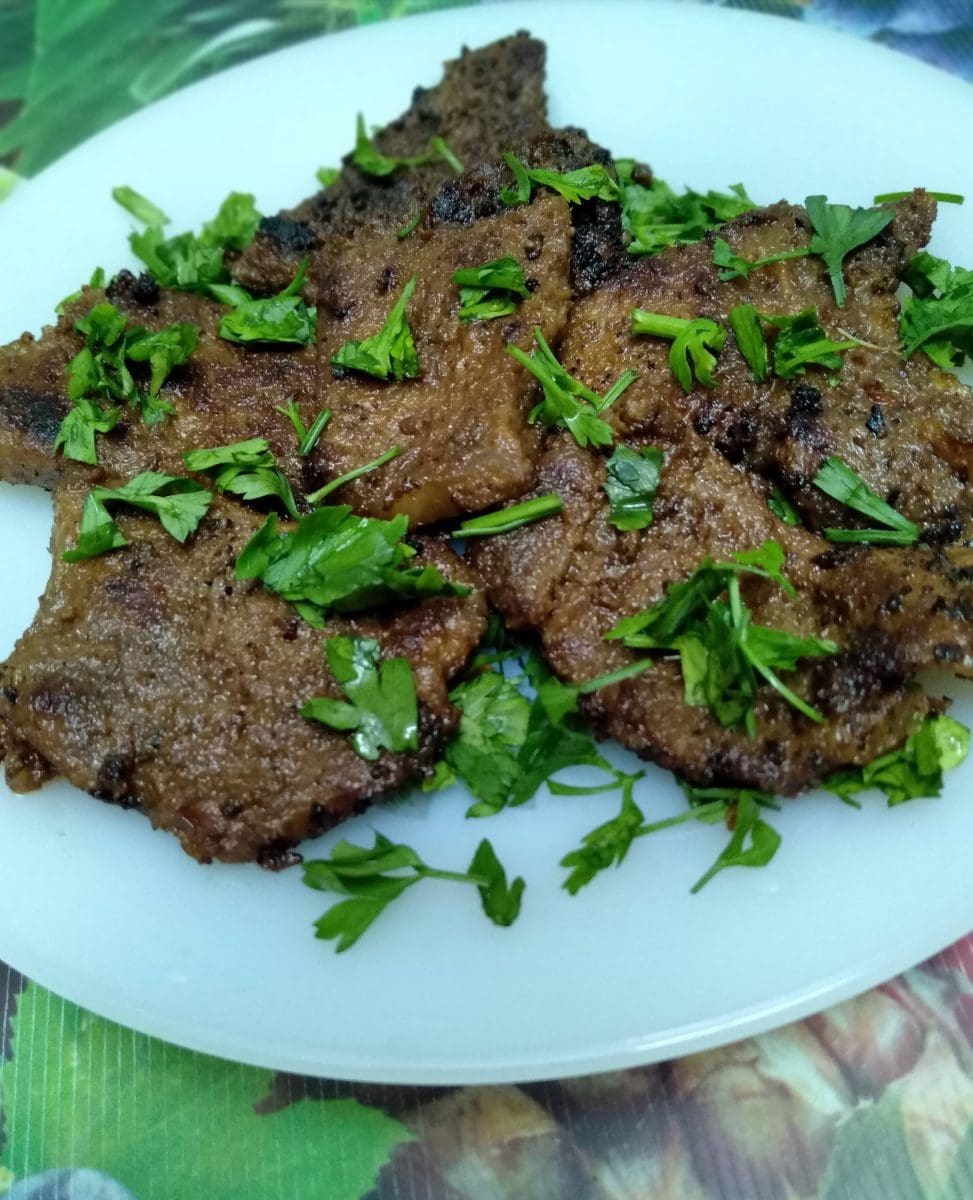 ستيك اللحم بصوص الباربيكيو
