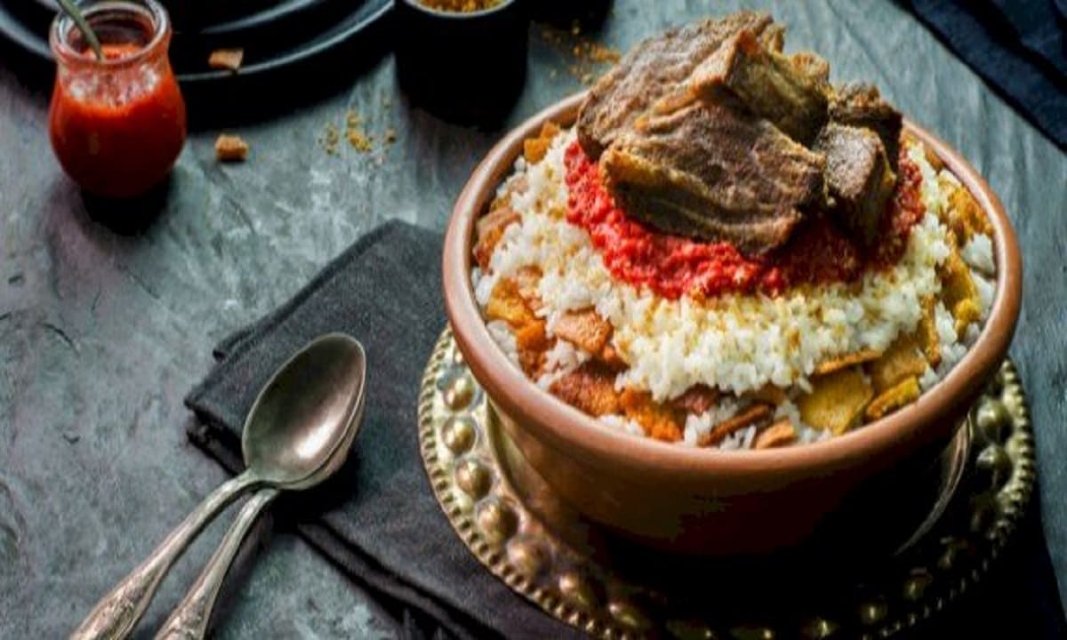 الفتة المصرية باللحم