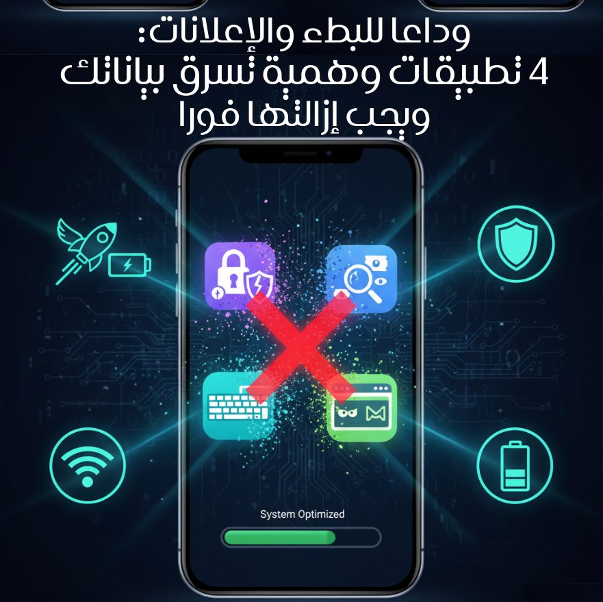 وداعا للبطء والإعلانات: 4 تطبيقات "وهمية" تسرق بياناتك ويجب إزالتها فورا