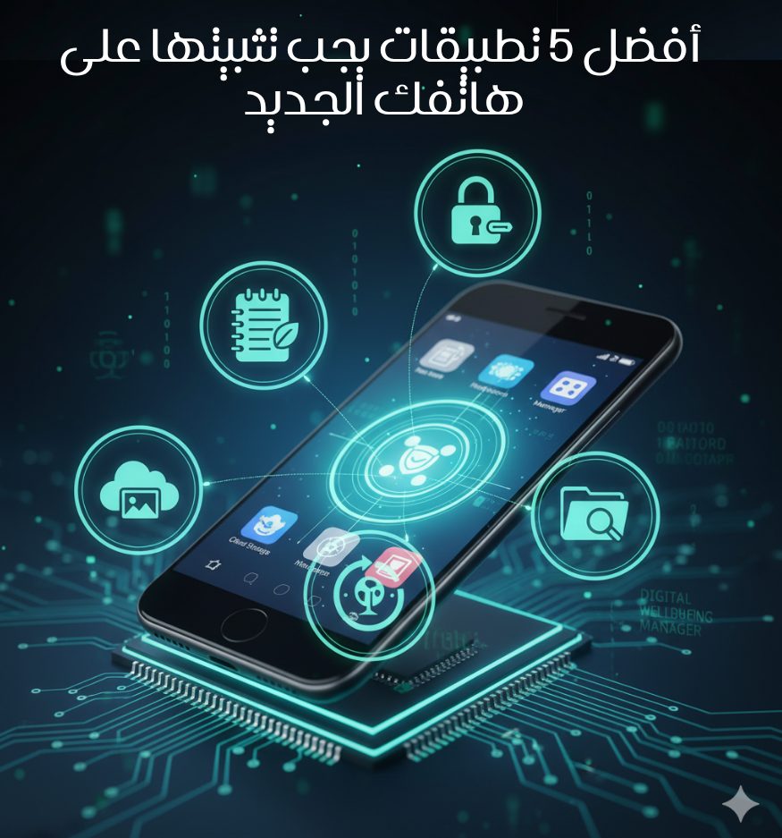 أفضل 5 تطبيقات يجب تثبيتها على هاتفك الجديد