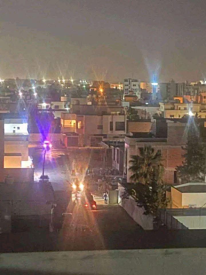 انتشار آمني للأمن العام أمام منزل المغدورة " الخنساء المجاهد" في طريق الخدمات بمنطقة السراج