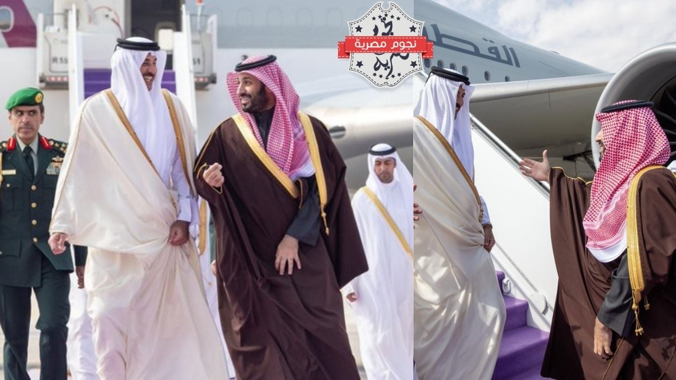 ولي العهد السعودي يستقبل أمير قطر في الرياض